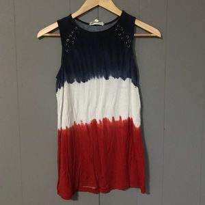 Red White and Blue Tank Top
